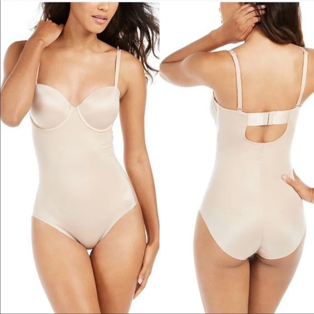 NWOT SPANX Suit Your Fancy Strapless Cupped Panty
Bodysuit L_2